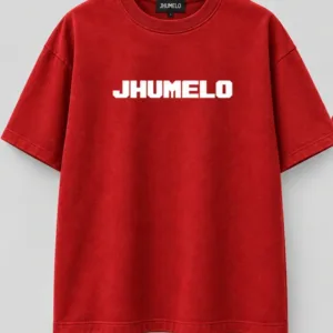 Front of the JHUMELO Aipan oversized t-shirt