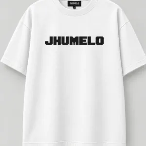 Front of the JHUMELO Hilljatra oversized t-shirt